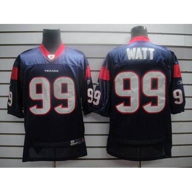 Texans #99 J.J.Watt Blue Stitched NFL Jersey