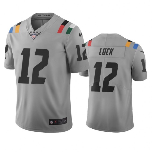 Indianapolis Colts #12 Andrew Luck Gray Vapor Limited City Edition NFL Jersey