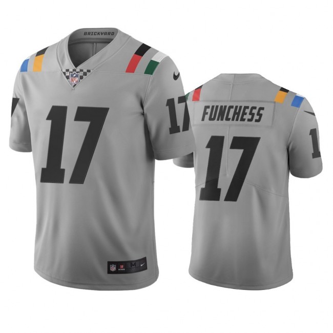 Indianapolis Colts #17 Devin Funchess Gray Vapor Limited City Edition NFL Jersey