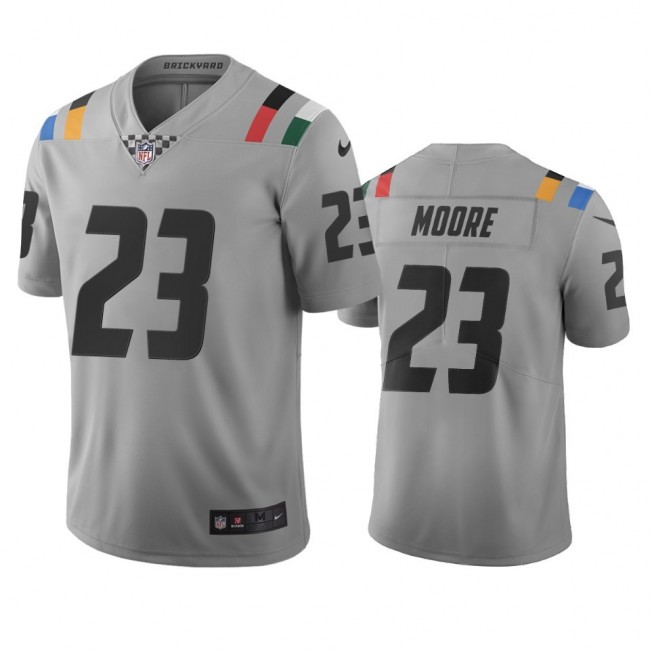 Indianapolis Colts #23 Kenny Moore Gray Vapor Limited City Edition NFL Jersey