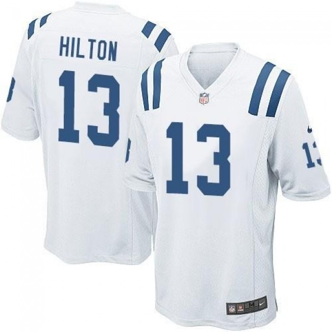 Indianapolis Colts #13 T.Y. Hilton White Youth Stitched NFL Elite Jersey