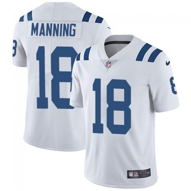 Indianapolis Colts #18 Peyton Manning White Youth Stitched NFL Vapor Untouchable Limited Jersey