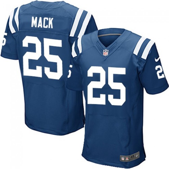 Nike Colts #25 Marlon Mack Royal Blue Team Color Men's Stitched NFL Elite Jersey