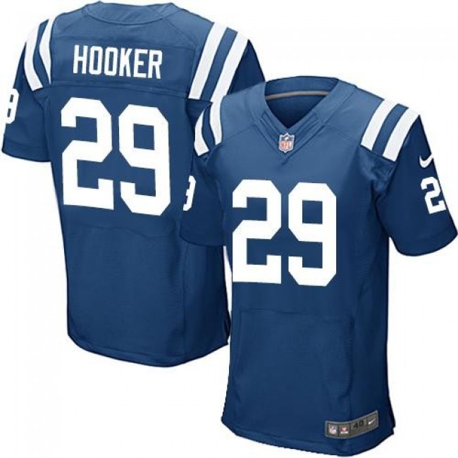 Nike Colts #29 Malik Hooker Royal Blue Team Color Men's Stitched NFL Elite Jersey