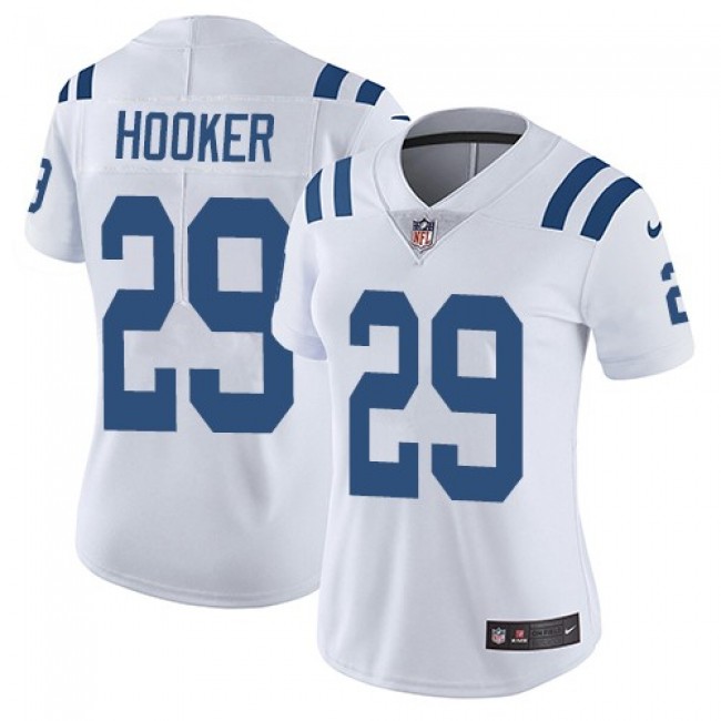 Women's Colts #29 Malik Hooker White Stitched NFL Vapor Untouchable Limited Jersey