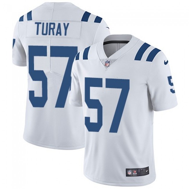 Nike Colts #57 Kemoko Turay White Men's Stitched NFL Vapor Untouchable Limited Jersey