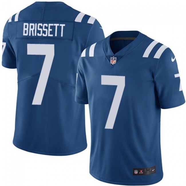 Indianapolis Colts #7 Jacoby Brissett Royal Blue Team Color Youth Stitched NFL Vapor Untouchable Limited Jersey