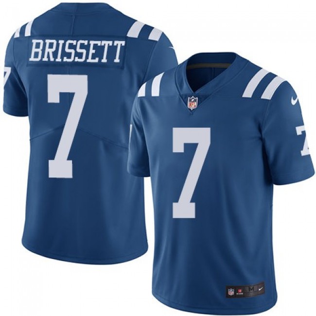 Indianapolis Colts #7 Jacoby Brissett Royal Blue Youth Stitched NFL Limited Rush Jersey