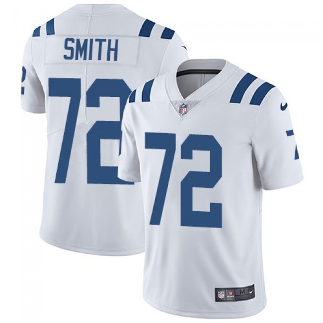 Nike Colts #72 Braden Smith White Men's Stitched NFL Vapor Untouchable Limited Jersey