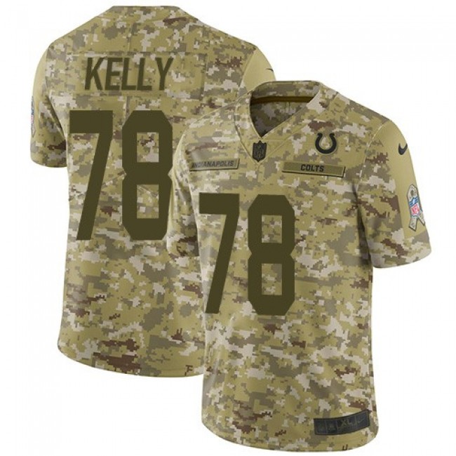 طلق نار Nike Colts #78 Ryan Kelly Camo Men's Stitched NFL Limited 2019 Salute To Service Jersey جهاز كاشير متنقل