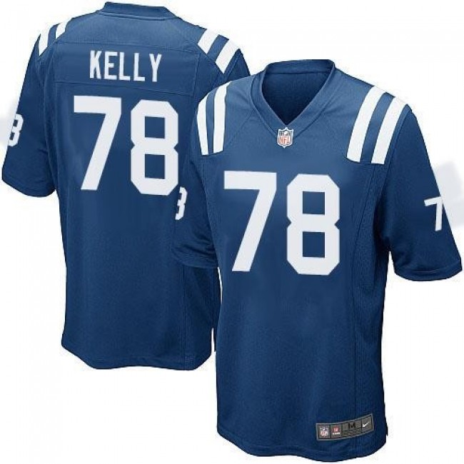 Indianapolis Colts #78 Ryan Kelly Royal Blue Team Color Youth Stitched NFL Elite Jersey
