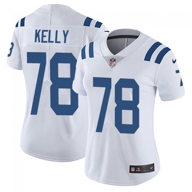 Women's Colts #78 Ryan Kelly White Stitched NFL Vapor Untouchable Limited Jersey