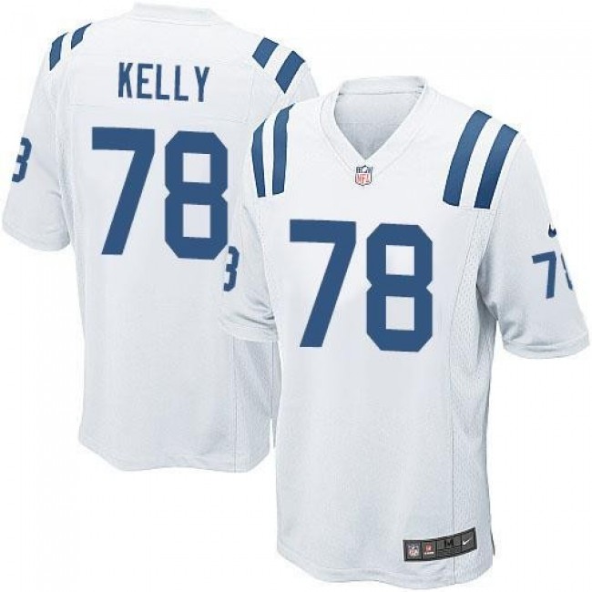 Indianapolis Colts #78 Ryan Kelly White Youth Stitched NFL Elite Jersey
