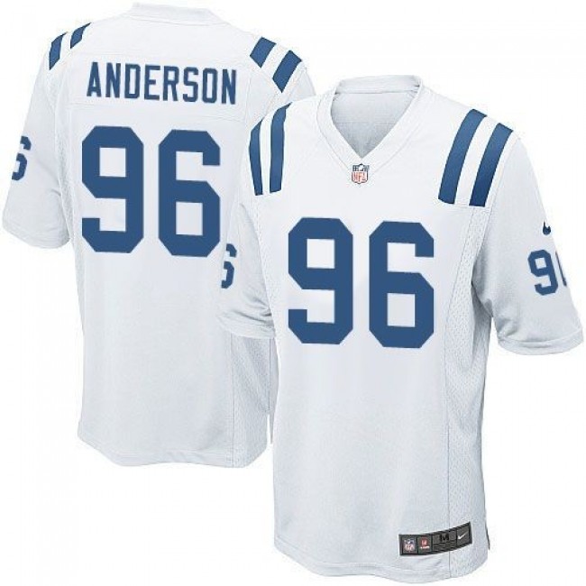 Indianapolis Colts #96 Henry Anderson White Youth Stitched NFL Elite Jersey