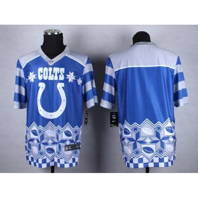 Nike Colts Blank Royal Blue Men's Stitched NFL Elite Noble Fashion Jersey