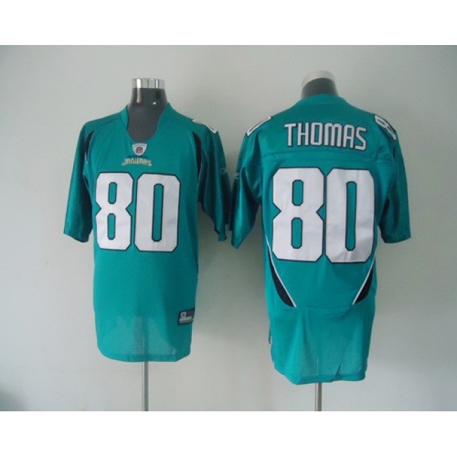 Jaguars #80 Mike Thomas Green Stitched NFL Jersey