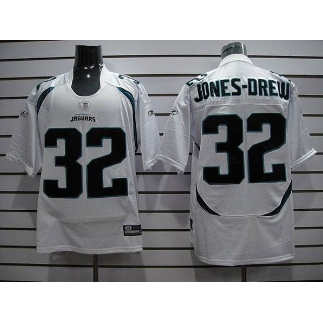 Jaguars Maurice Jones-Drew #32 White Stitched NFL Jersey