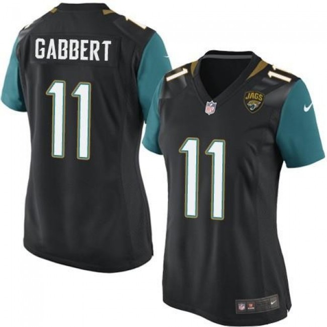 Women's Jaguars #11 Blaine Gabbert Black Alternate Stitched NFL Elite Jersey