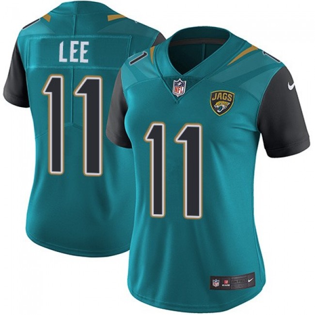 Women's Jaguars #11 Marqise Lee Teal Green Team Color Stitched NFL Vapor Untouchable Limited Jersey