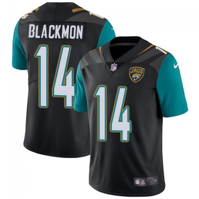 Jacksonville Jaguars #14 Justin Blackmon Black Alternate Youth Stitched NFL Vapor Untouchable Limited Jersey