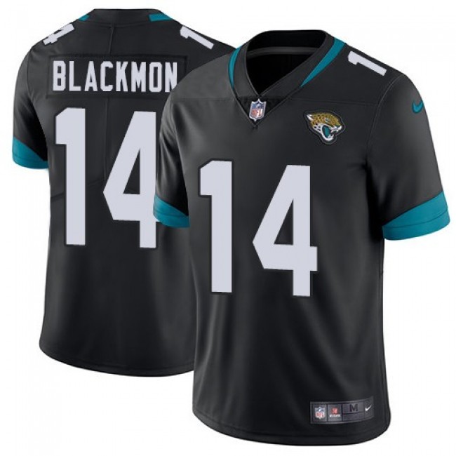Nike Jaguars #14 Justin Blackmon Black Team Color Men's Stitched NFL Vapor Untouchable Limited Jersey