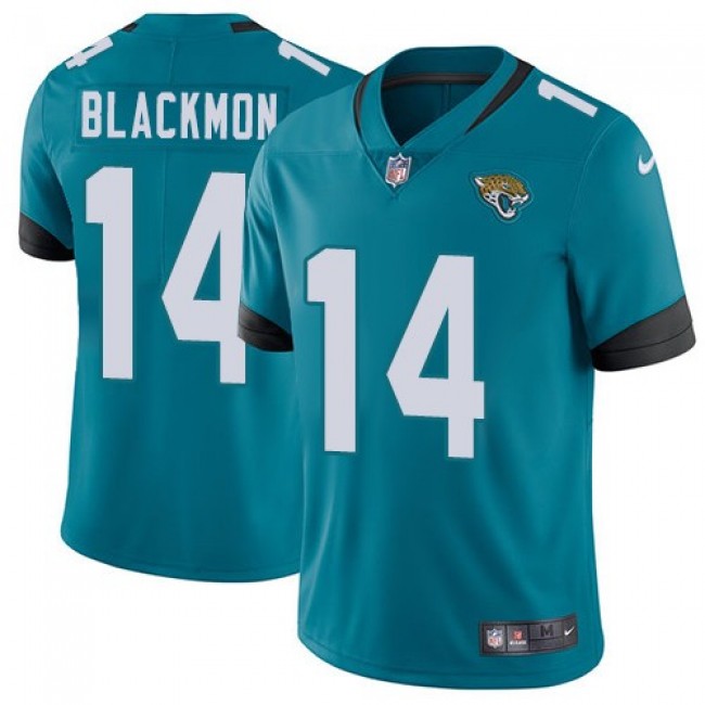 Nike Jaguars #14 Justin Blackmon Teal Green Alternate Men's Stitched NFL Vapor Untouchable Limited Jersey