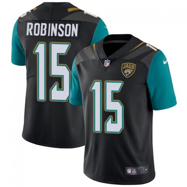 Jacksonville Jaguars #15 Allen Robinson Black Alternate Youth Stitched NFL Vapor Untouchable Limited Jersey