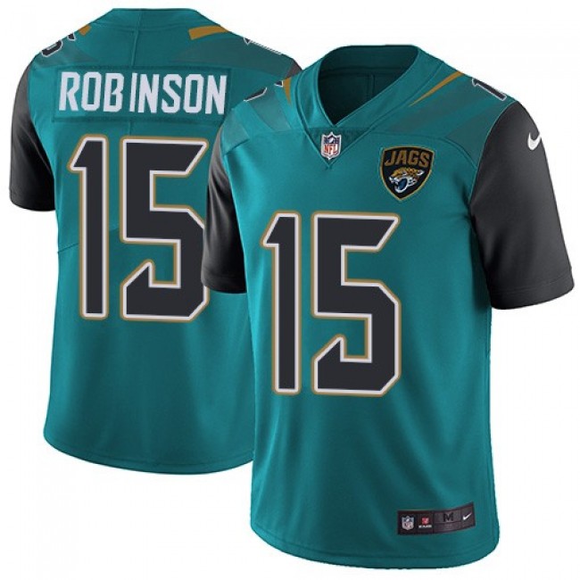 Jacksonville Jaguars #15 Allen Robinson Teal Green Team Color Youth Stitched NFL Vapor Untouchable Limited Jersey