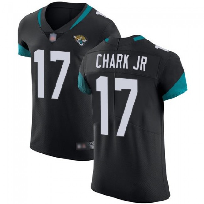 Nike Jaguars #17 DJ Chark Jr Black Team Color Men's Stitched NFL Vapor Untouchable Elite Jersey