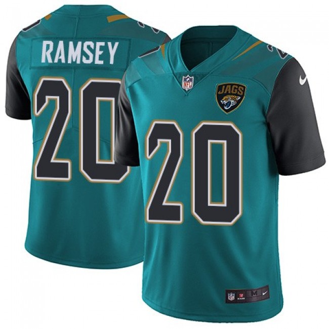 Jacksonville Jaguars #20 Jalen Los Angeles Ramsey Teal Green Team Color Youth Stitched NFL Vapor Untouchable Limited Jersey