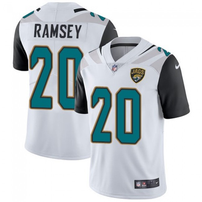 Jacksonville Jaguars #20 Jalen Los Angeles Ramsey White Youth Stitched NFL Vapor Untouchable Limited Jersey