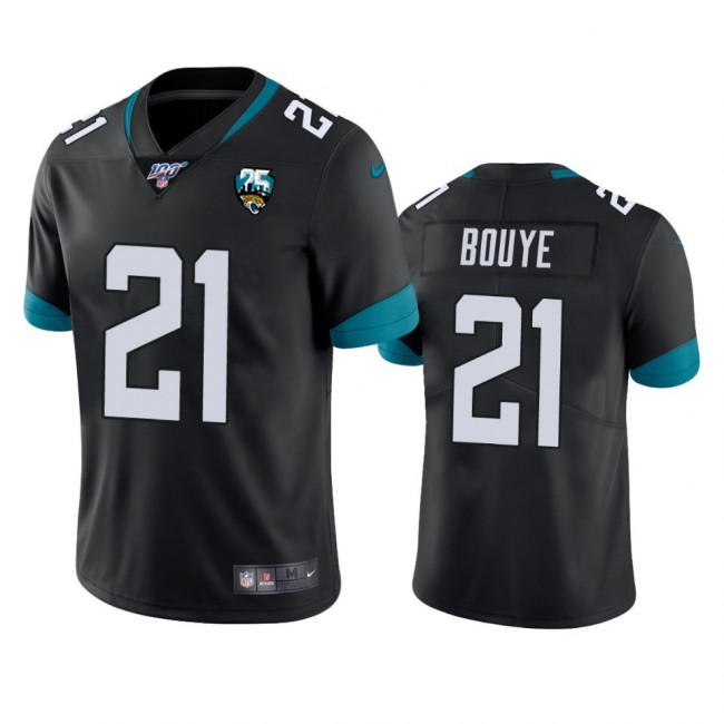 Nike Jaguars #21 A.J. Bouye Black 25th Anniversary Vapor Limited Stitched NFL 100th Season Jersey