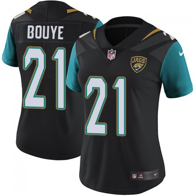 Women's Jaguars #21 AJ Bouye Black Alternate Stitched NFL Vapor Untouchable Limited Jersey