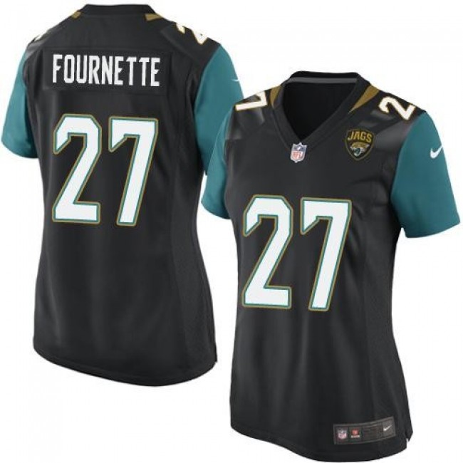 Women's Jaguars #27 Leonard Fournette Black Alternate Stitched NFL Elite Jersey