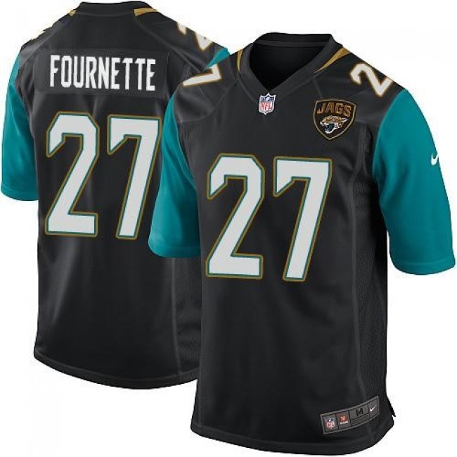 Jacksonville Jaguars #27 Leonard Fournette Black Alternate Youth Stitched NFL Elite Jersey