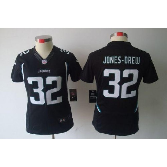Women's Jaguars #32 Maurice Jones-Drew Black Alternate Stitched NFL Limited Jersey