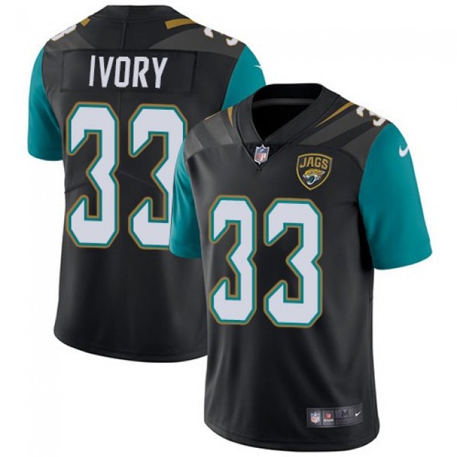 Jacksonville Jaguars #33 Chris Ivory Black Alternate Youth Stitched NFL Vapor Untouchable Limited Jersey