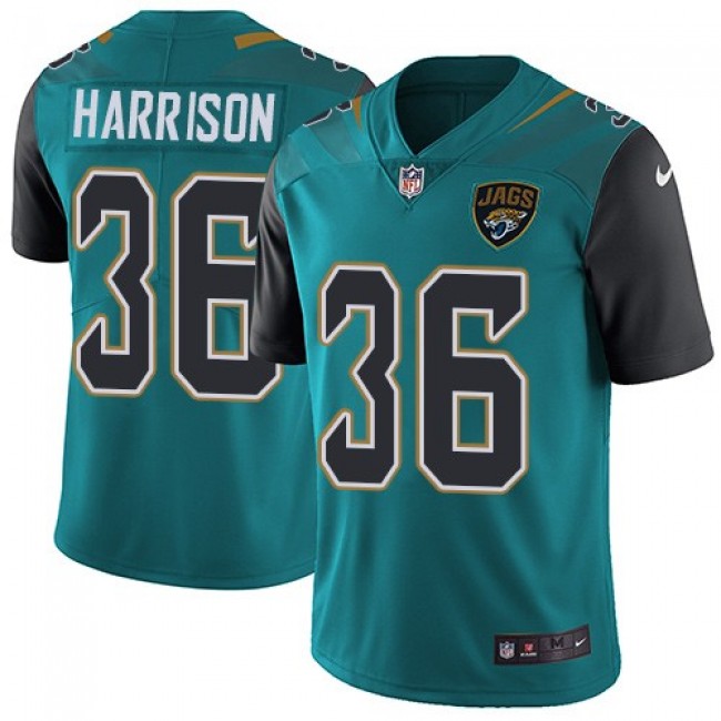Nike Jaguars #36 Ronnie Harrison Teal Green Alternate Men's Stitched NFL Vapor Untouchable Limited Jersey