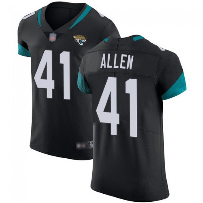 Nike Jaguars #41 Josh Allen Black Team Color Men's Stitched NFL Vapor Untouchable Elite Jersey
