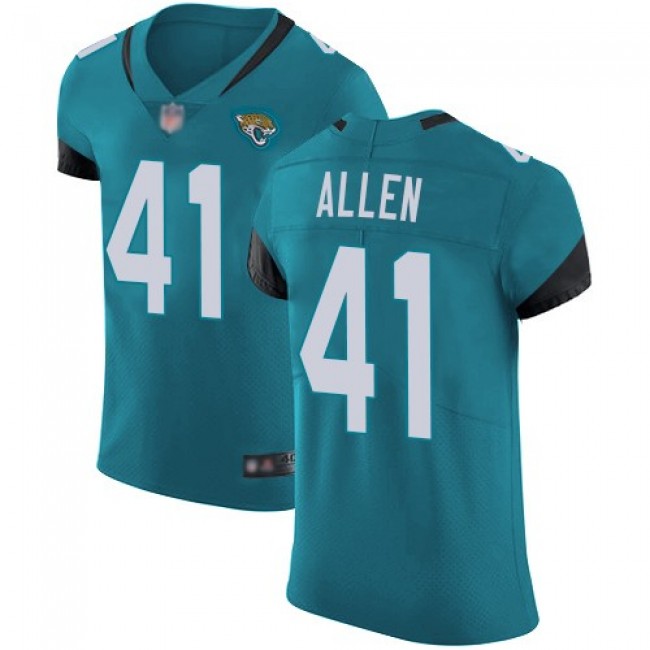 Nike Jaguars #41 Josh Allen Teal Green Alternate Men's Stitched NFL Vapor Untouchable Elite Jersey