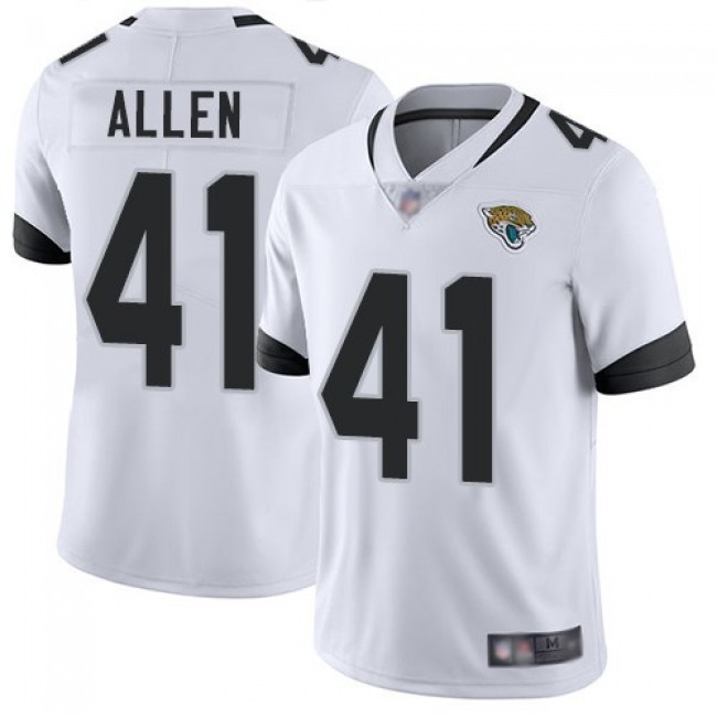Nike Jaguars #41 Josh Allen White Men's Stitched NFL Vapor Untouchable Limited Jersey