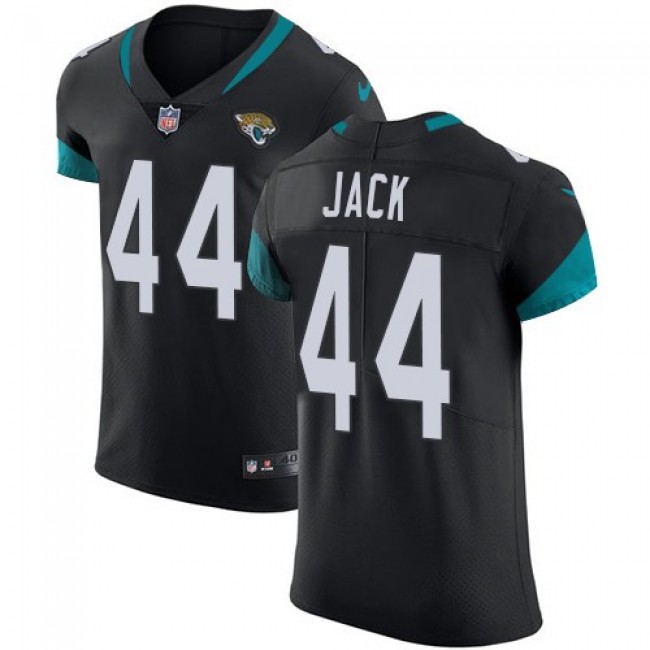 Nike Jaguars #44 Myles Jack Black Team Color Men's Stitched NFL Vapor Untouchable Elite Jersey