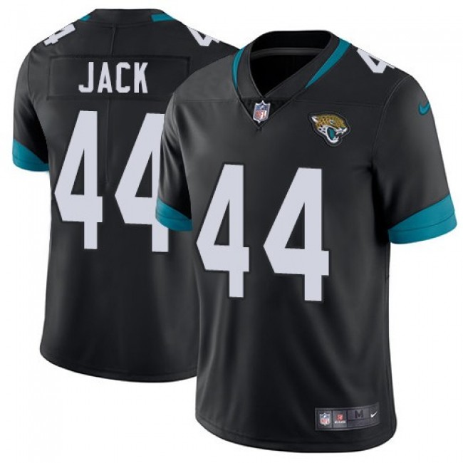 Nike Jaguars #44 Myles Jack Black Team Color Men's Stitched NFL Vapor Untouchable Limited Jersey