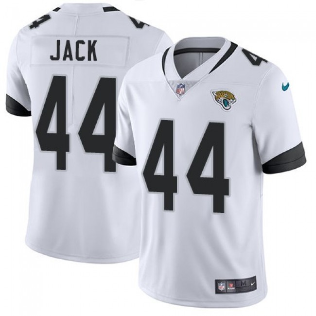 Nike Jaguars #44 Myles Jack White Men's Stitched NFL Vapor Untouchable Limited Jersey