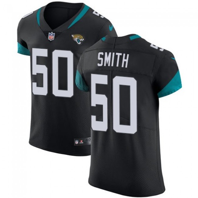 Nike Jaguars #50 Telvin Smith Black Team Color Men's Stitched NFL Vapor Untouchable Elite Jersey