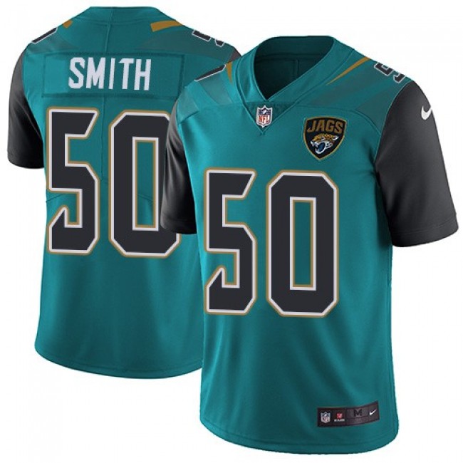 Jacksonville Jaguars #50 Telvin Smith Teal Green Team Color Youth Stitched NFL Vapor Untouchable Limited Jersey