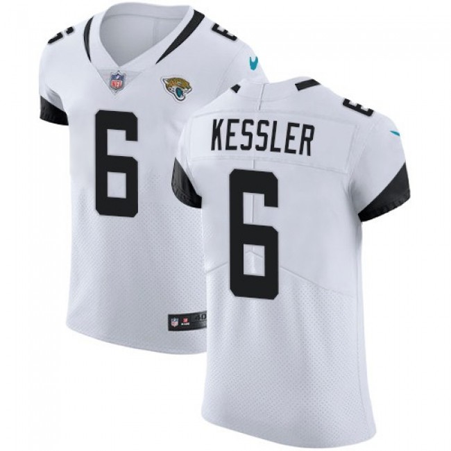 Nike Jaguars #6 Cody Kessler White Men's Stitched NFL Vapor Untouchable Elite Jersey
