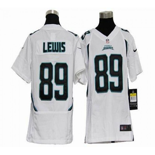 Jacksonville Jaguars #89 Marcedes Lewis White Youth Stitched NFL Elite Jersey