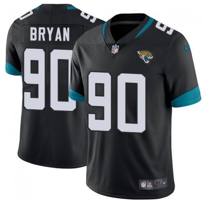 Nike Jaguars #90 Taven Bryan Black Team Color Men's Stitched NFL Vapor Untouchable Limited Jersey
