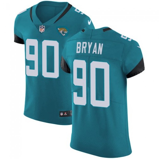 Nike Jaguars #90 Taven Bryan Teal Green Alternate Men's Stitched NFL Vapor Untouchable Elite Jersey